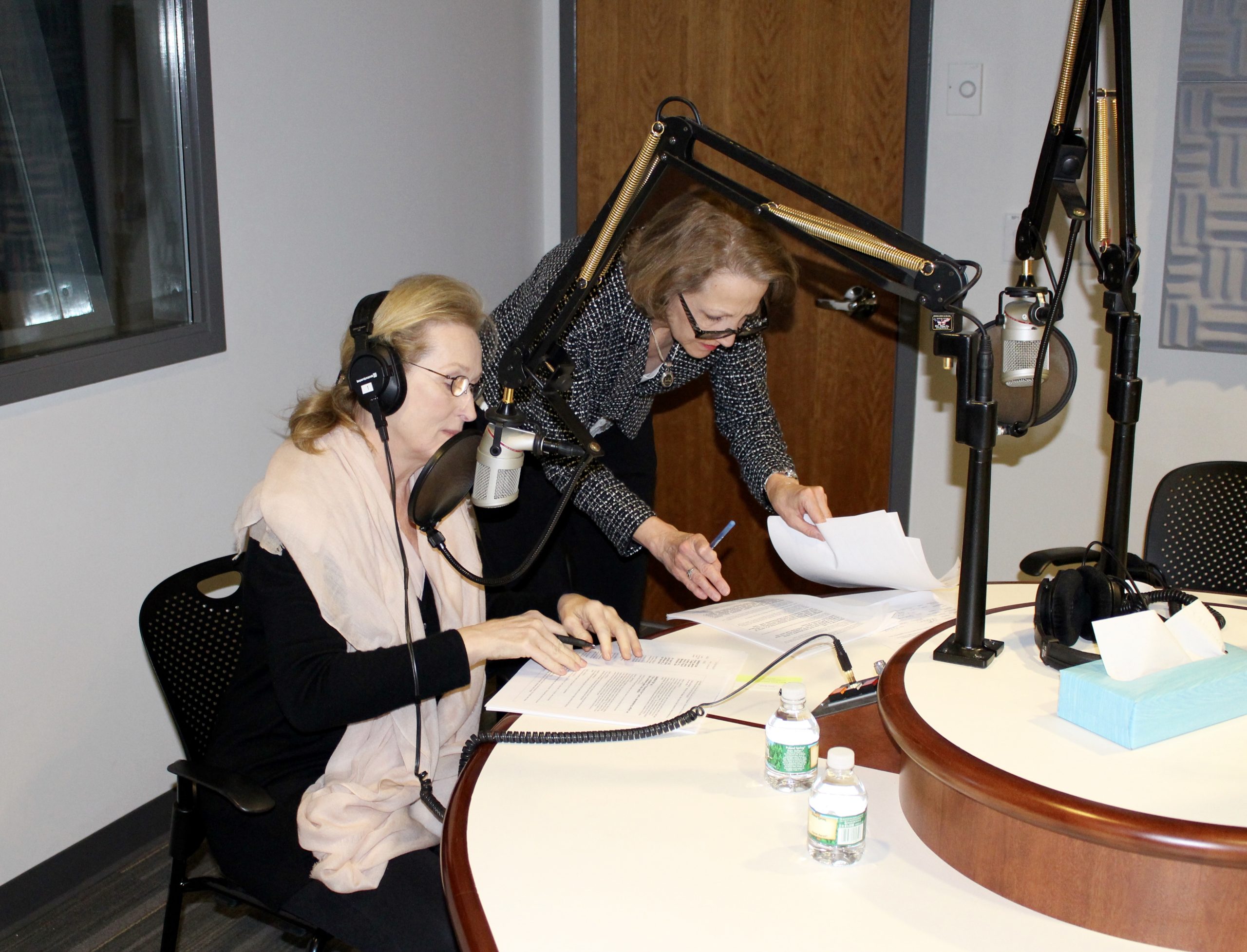 Meryl Streep, documentary narrator; and Karyl Evans, documentary filmmaker